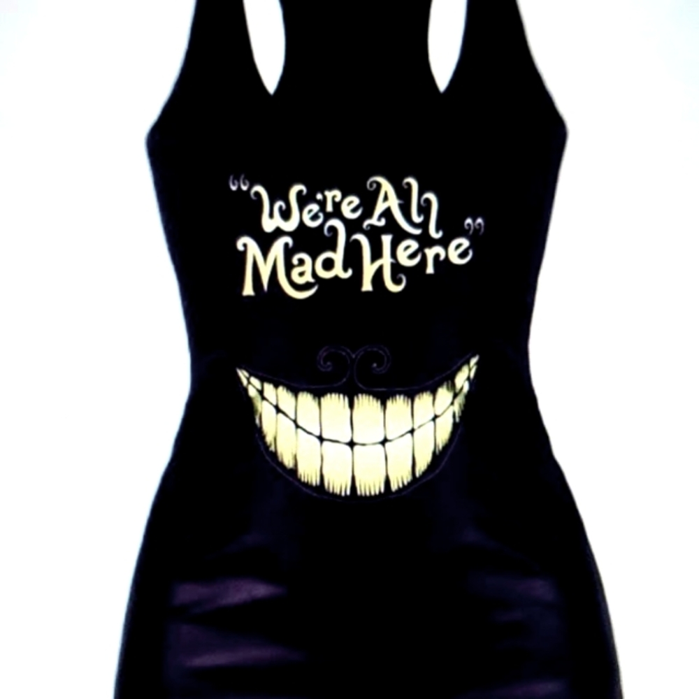 We Are All Mad Here Cheshire Cat Tank top